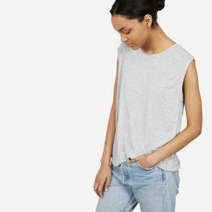 Everlane The Ryan Muscle Tank - Heathered Grey - XS